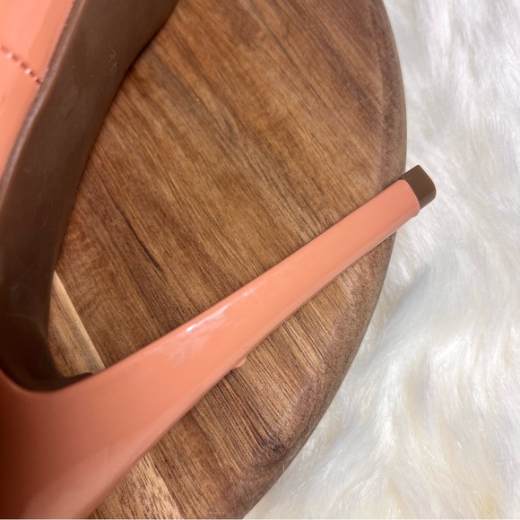 GUESS Rosalie Blush Pink Patent Leather Heels Size 8.5 - Picture 8 of 11